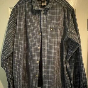 The North Face Men's Navy Plaid Shirt